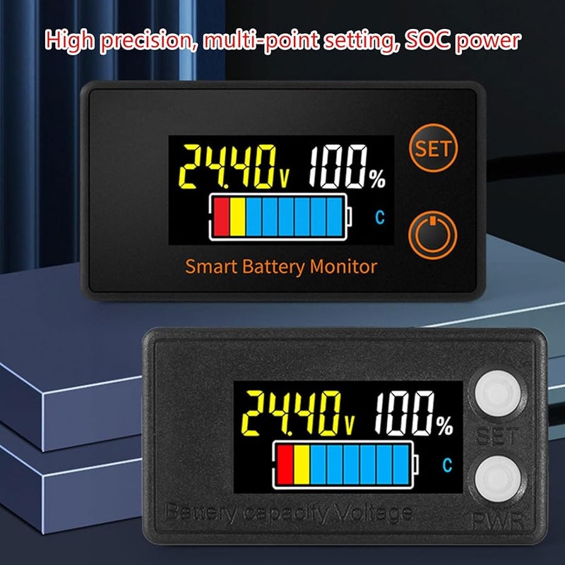 B Color Battery Meter DC7V 100V Capacity Voltages Indicator For Lead Acid And Lithium Battery - Image 3