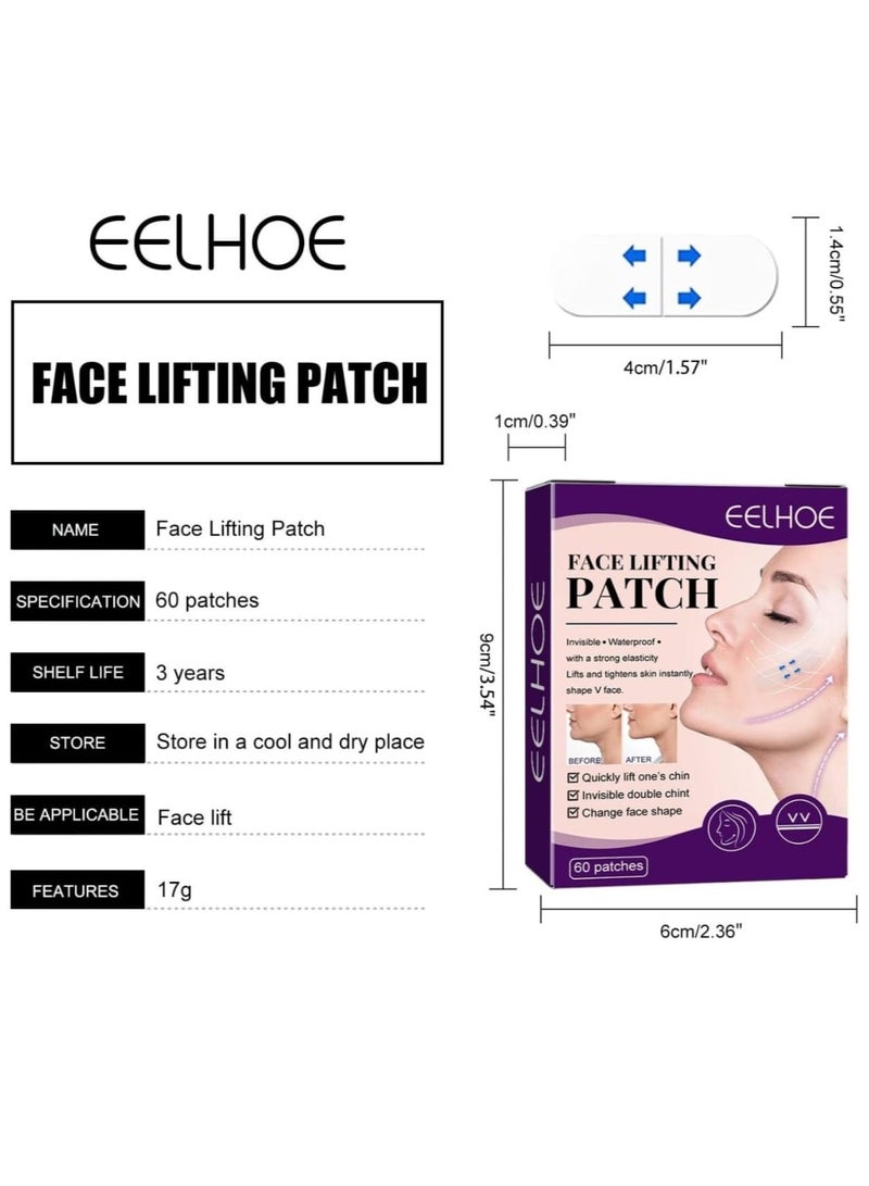 EELHOE Invisible Face Lifting Face Lift Sticker, Instant Face Lift Sticker, Waterproof Flexible Waterproof Face Lifting Tools for Face - Image 2