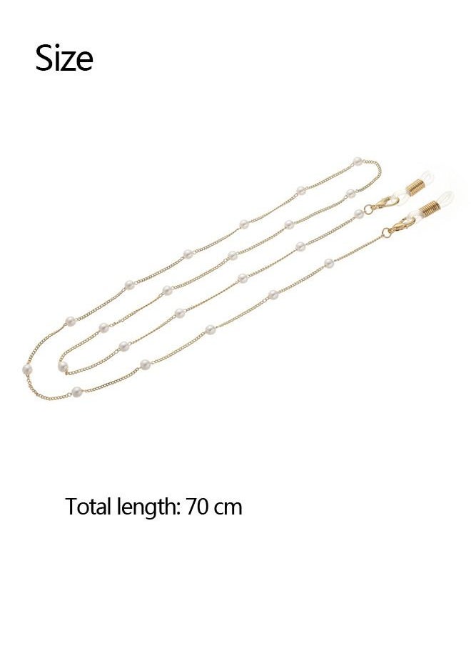 Ant - Pearl Beaded Eyeglass Chain, Fashion Sunglasses Chain Reading Eyeglasses Cord, Eyewear Retainer Reading Eyeglass Necklace - Image 1