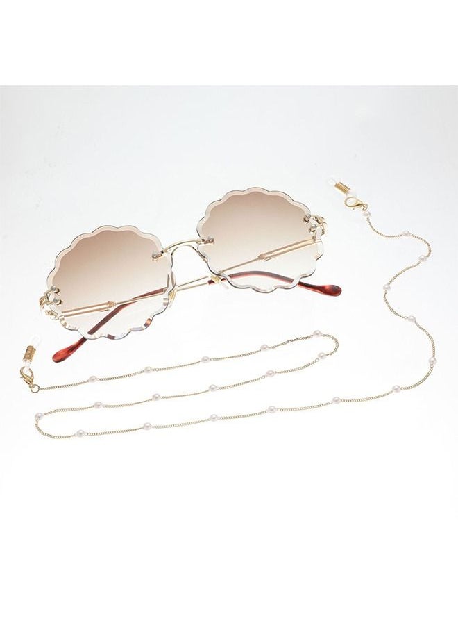 Ant - Pearl Beaded Eyeglass Chain, Fashion Sunglasses Chain Reading Eyeglasses Cord, Eyewear Retainer Reading Eyeglass Necklace - Image 1