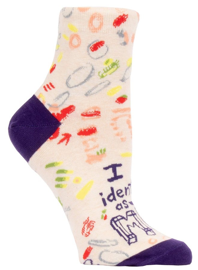 Blue Q I Identify As Me W-Ankle Socks - Image 3