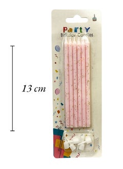 6 pcs Birthday Candles Cake Candles Metallic Cupcake Cake Candles Thin Long Cake Candles ,pink (t13 cm) - pzsku/Z6F040BBABBA27DF1B8B6Z/45/_/1739545394/9b82f170-cf18-4a07-aecd-ffe2fe384c32