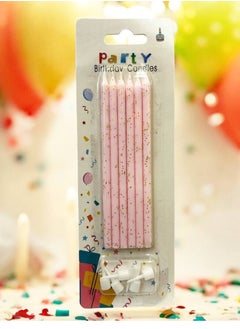 6 pcs Birthday Candles Cake Candles Metallic Cupcake Cake Candles Thin Long Cake Candles ,pink (t13 cm) - pzsku/Z6F040BBABBA27DF1B8B6Z/45/_/1739545424/b6d9070d-96f7-464b-8745-b5fdc50a068c