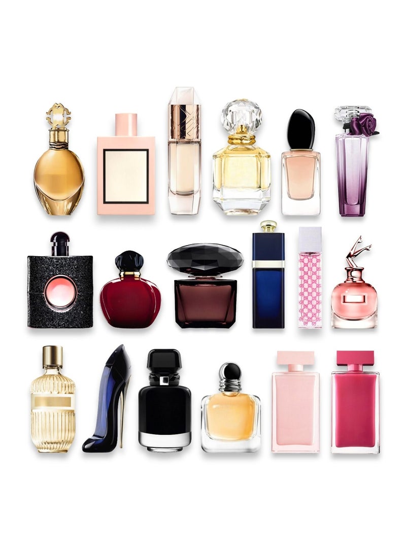 مجموعة عطور ميني متميزة للنساء 25 مل (18 قطعة) - pzsku/Z6F041BA002571DC7727FZ/45/_/1676669174/2195cbb4-4c52-4ac9-90c2-e5d3e1fdaad3