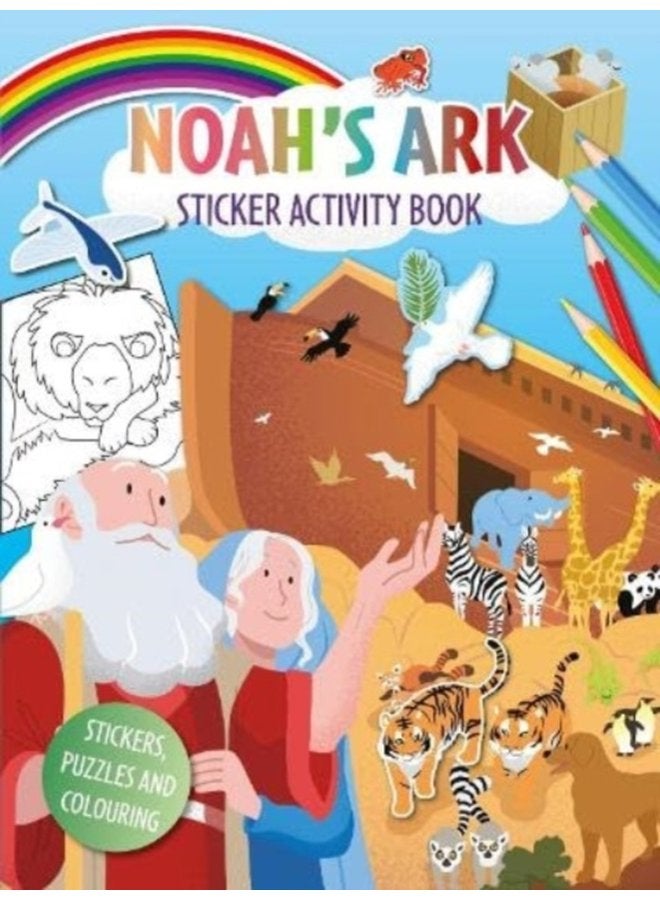 Noah s Ark Activity Sticker Book Stickers puzzles and colouring - Paperback