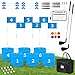 JIIFO Golf Game with 2 Clubs Right HandedPractice Golf with 6 Buckets Outdoor Golf Gift for AdultsHoles Golf Outdoor Game for LawnYardCampingPark - Image 2
