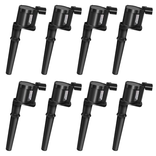 Micro Set of 8 Ignition Coil Pack Compatible with Ford Mustang Lincoln Navigator Continental Mark VIII Aviator Panoz 4.6L 5.4L V8 Replacement for DG512 UF191 C1141 - Image 2