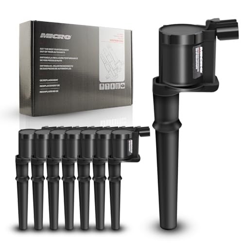 Micro Set of 8 Ignition Coil Pack Compatible with Ford Mustang Lincoln Navigator Continental Mark VIII Aviator Panoz 4.6L 5.4L V8 Replacement for DG512 UF191 C1141 - Image 1