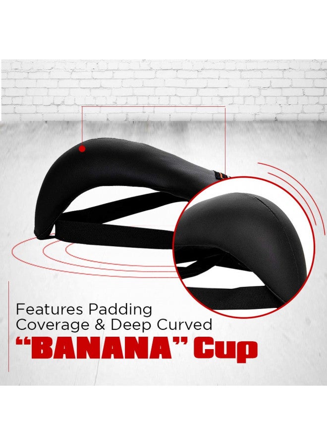 Pro Impact Boxing MMA Training Muay Thai Groin Abdominal Protector - Comfortable Ultimate Protection for Contact Sports - Perfect for Gym & Workout Use (Black, X-Large) - Image 5