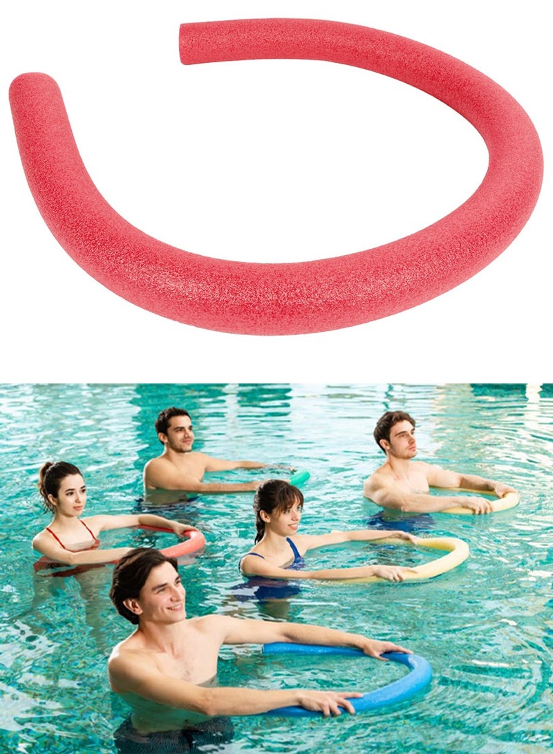 Wave Swimming Noodle Swim Pool Noodle, Water Float Aid Noodles Foam Float, Suitable for Children and Adult, Kids Floatation Device Flexible Strong Noodle Swim Support, Solid Foam Swimming Stick - Image 1