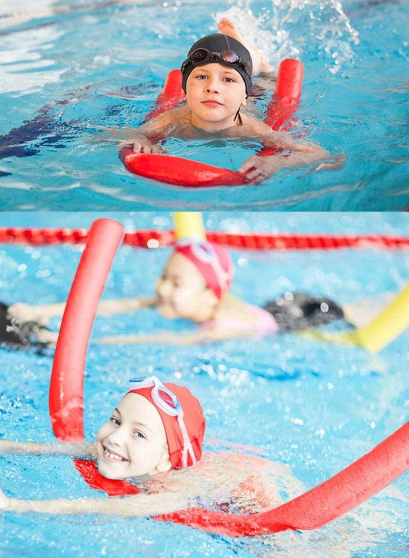 Wave Swimming Noodle Swim Pool Noodle, Water Float Aid Noodles Foam Float, Suitable for Children and Adult, Kids Floatation Device Flexible Strong Noodle Swim Support, Solid Foam Swimming Stick - Image 3
