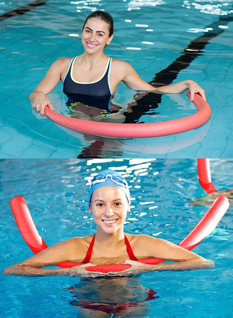 Wave Swimming Noodle Swim Pool Noodle, Water Float Aid Noodles Foam Float, Suitable for Children and Adult, Kids Floatation Device Flexible Strong Noodle Swim Support, Solid Foam Swimming Stick - Image 4