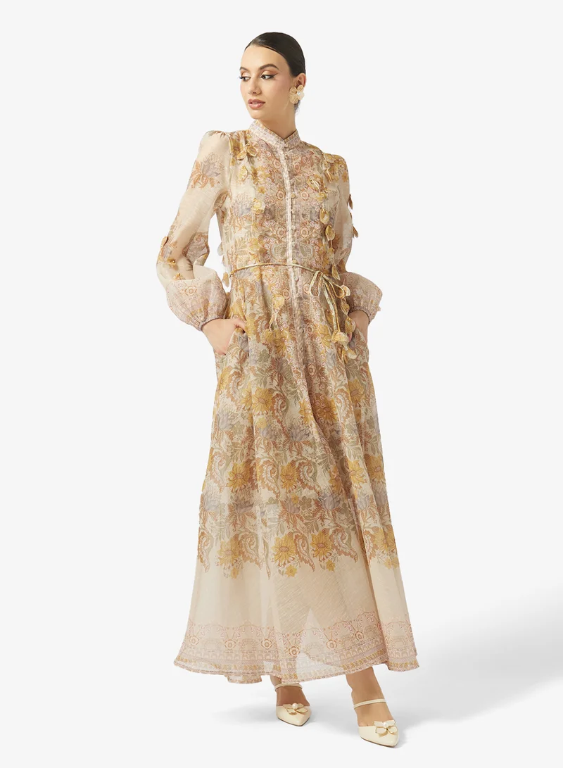 Khizana Printed A-line Dress