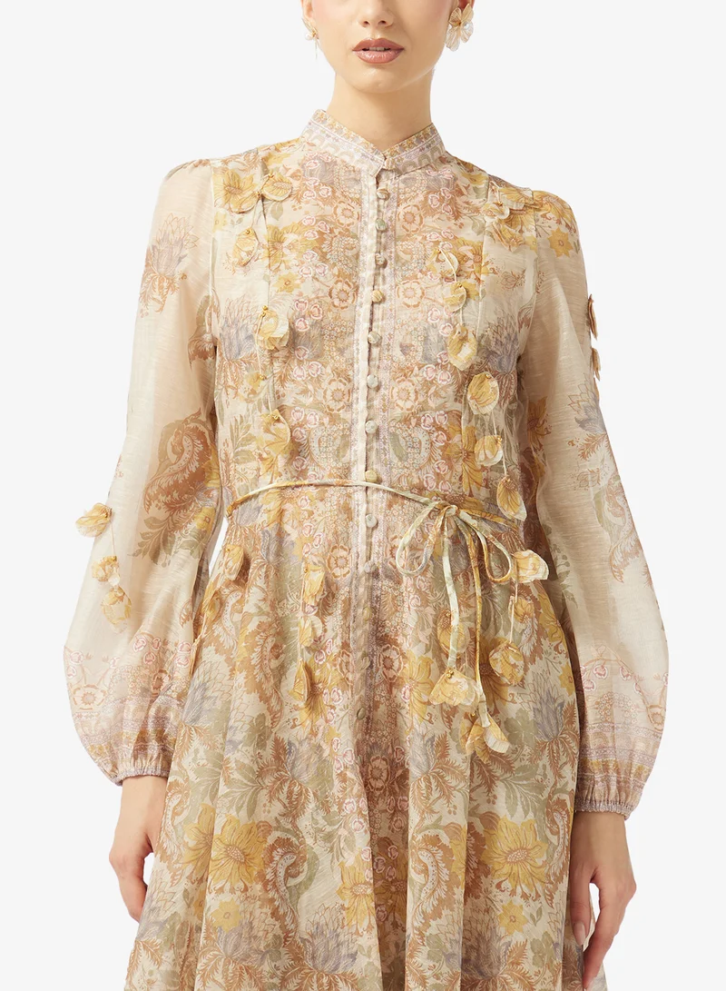 Khizana Printed A-line Dress