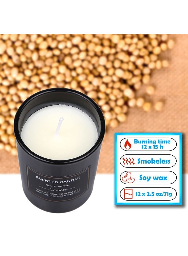 EUPNHY 12 Pack Scented Candles Gift Set 2.5oz Strong Fragrance Aromatherapy Jar Candle Set Soy Wax Decorative Candles for Home Scented Bath and Body Works Candles Best Gifts for Women. - Image 4