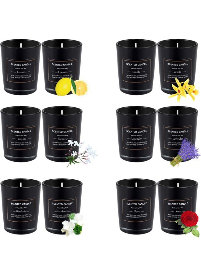 EUPNHY 12 Pack Scented Candles Gift Set 2.5oz Strong Fragrance Aromatherapy Jar Candle Set Soy Wax Decorative Candles for Home Scented Bath and Body Works Candles Best Gifts for Women. - Image 2