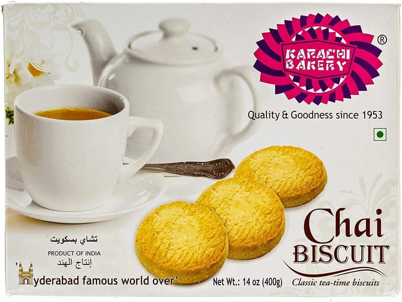 Karachi Bakery بسكويت شاي كراتشي - بسكويت كلاسيكي لوقت الشاي، 400 جرام - Image 1