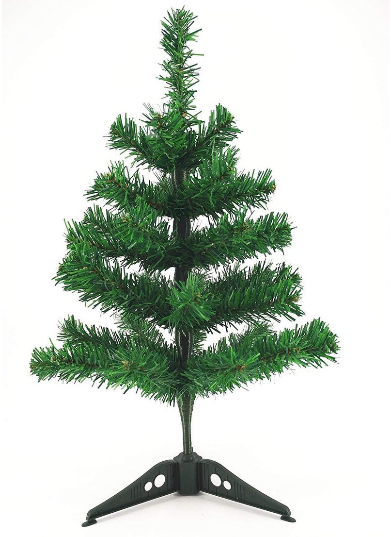 RASHRI ; One For All RASHRI One For All 1 Feet Small Size Christmas Tree for Table Office Desk Centerpiece Home Office Decoration 1 Feet with 42 Ornaments Tree Decoration Props Xmas Tree  - Image 3
