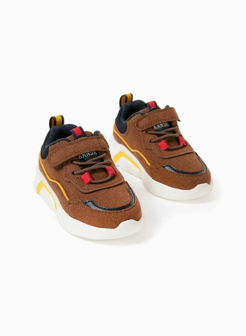 Zippy Zippy Baby Boy Shoes Swiss Zy Superlight Runner Brown