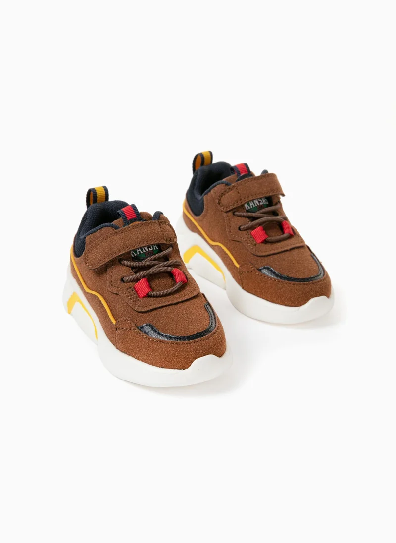 Zippy Zippy Baby Boy Shoes Swiss Zy Superlight Runner Brown