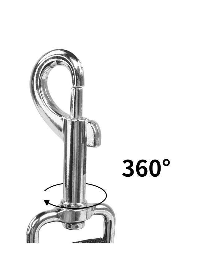 YAODHAOD YAOHDAO Dog Seat Belt Harness for Car, Restraint Adjustable with Elastic Bungee Buffer Headrest for Vehicle, 360° Swivel Carabiner Nylon Pet Safety Seat Belts Heavy Duty Car Harness for Dogs (Black) - Image 3