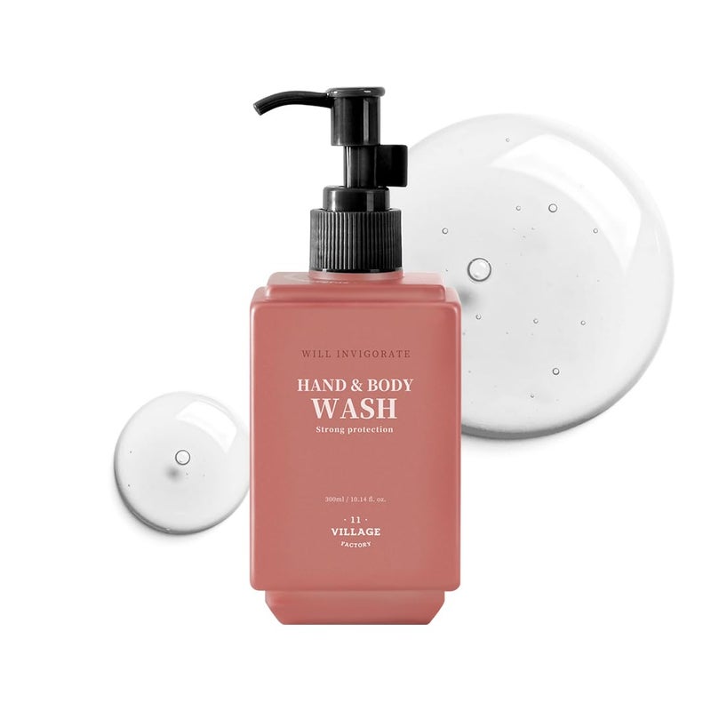 VILLAGE11FACTORY Will Invigorate Hand and Body Wash 300ml1014 floz Premium Home Spa Aromatherapy Korean Body Cleanser Lavender and Grapefruit - Image 1