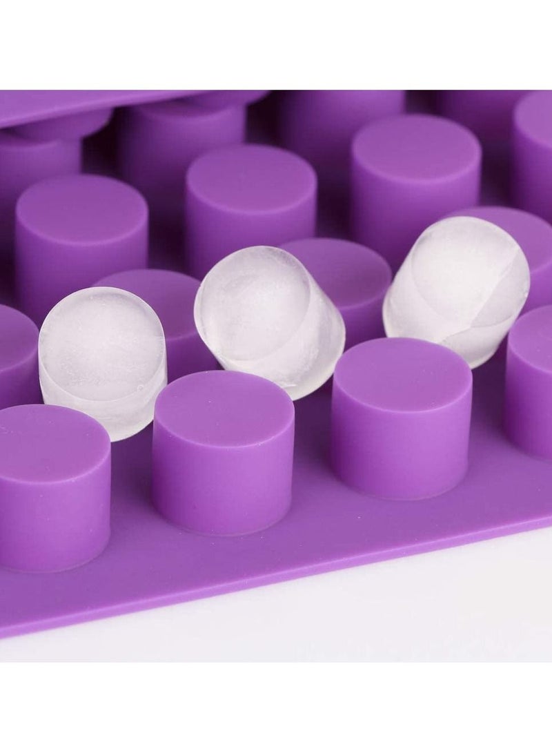 DubaiGallery 88 Cavities Mini Round Cheese Cakes Molds Baking Silicone Mold For Chocolate Truffle Jelly And Candy Ice Mold - Image 5