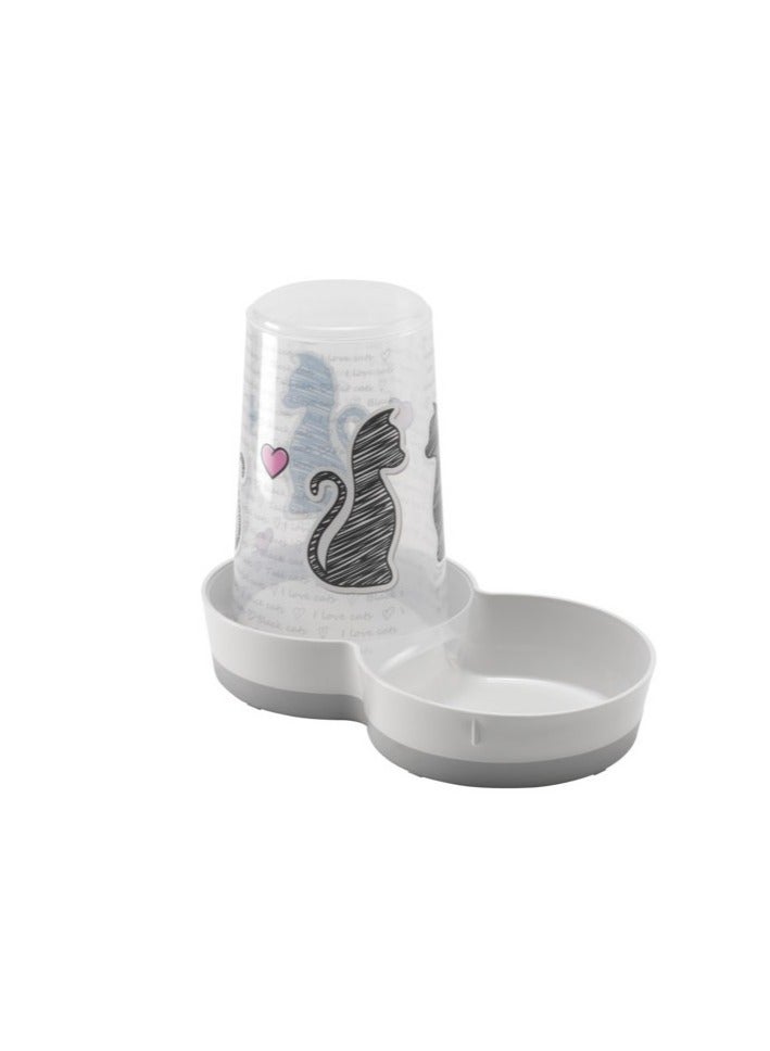 MODERNA Tasty Dispenser Bowl Color White, Size - L - Image 1