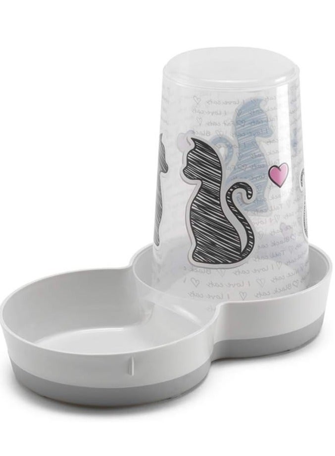 MODERNA Tasty Dispenser Bowl Color White, Size - L - Image 2