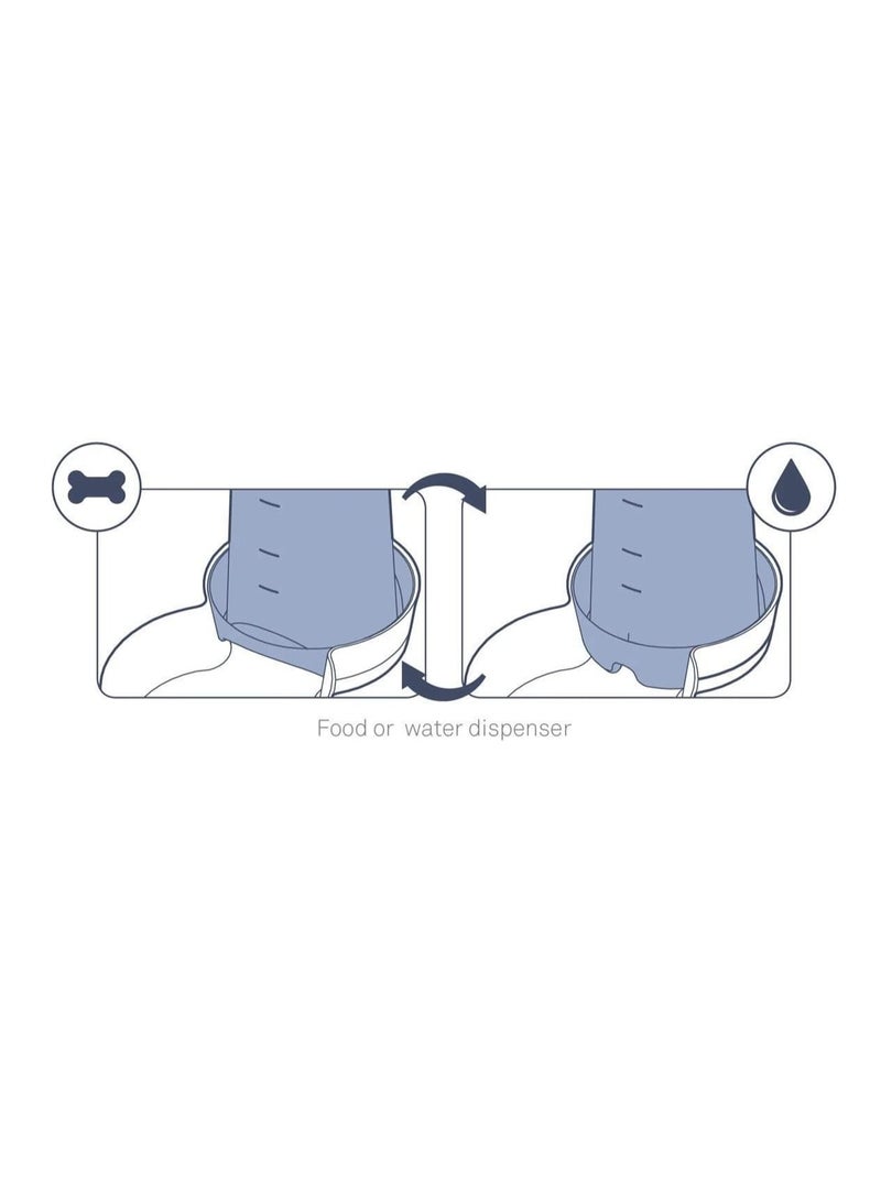 MODERNA Tasty Dispenser Bowl Color White, Size - L - Image 3