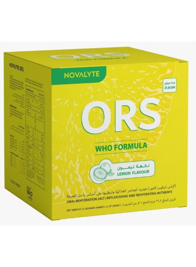 ORS WHO Formula – Lemon Flavour – 21.8g