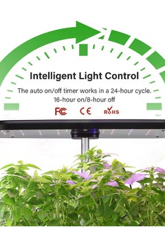 INKBIRD INKBIRD Planting Machine Growing Light Hydroponics Growing System Indoor Herb Garden Starter Kit with LED Grow Light 3L Large Capacity Germination Kit for Home Gardening Height Adjustable 12 Pots  - Image 3
