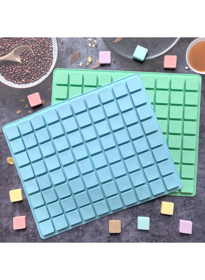 80 Even Square Ice 791 Chocolate Silicone Ice Mold Candy Dessert Mold Cake Decoration Baking-Color:Rice Powder - Image 3