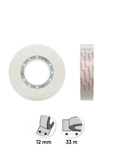 ErichKrause Pack of 2 Stationery tape Crystal, highly transparent, 12mmx25m (pack 2 pcs)  - Image 2
