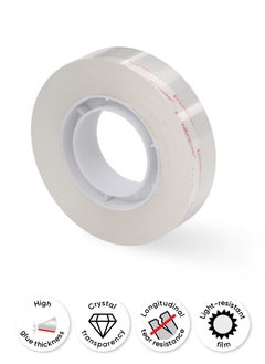 ErichKrause Pack of 2 Stationery tape Crystal, highly transparent, 12mmx25m (pack 2 pcs)  - Image 3
