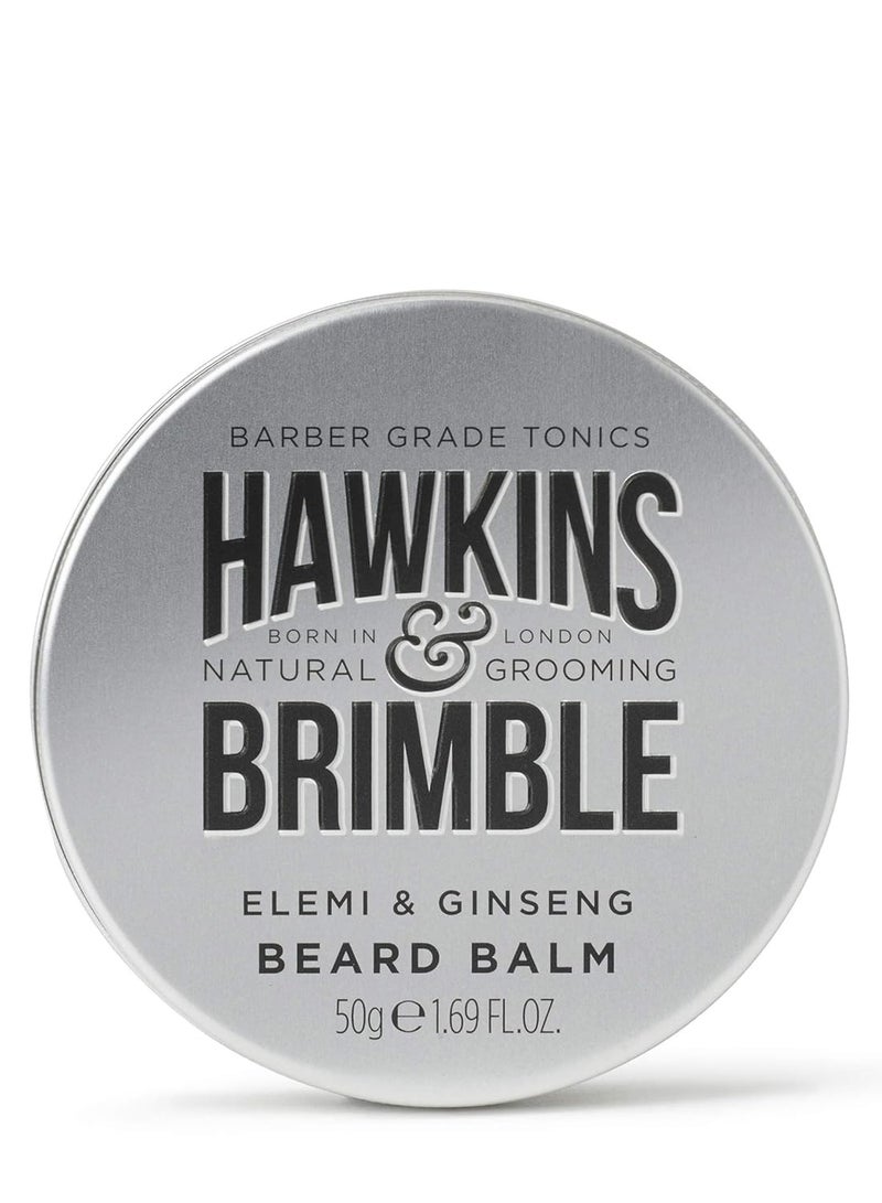Hawkins & Brimble Beard Balm 50g / 1.69 fl oz.- Smooths, Softens & Conditions | Award Winning British Grooming Product Made With Natural Ingredients | Cruelty-free Vegan Gluten - Image 1