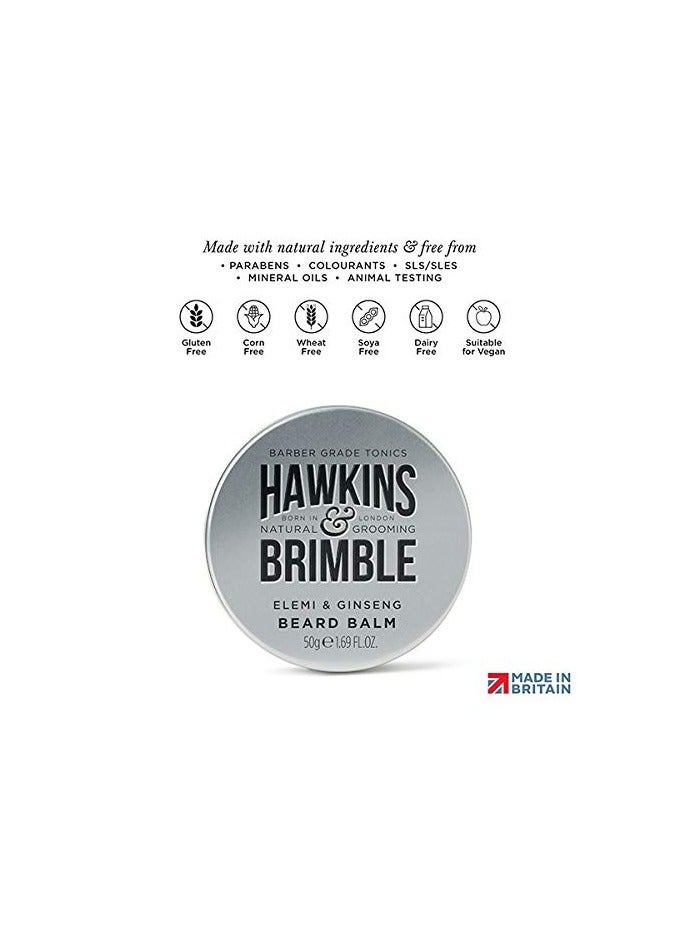 Hawkins & Brimble Beard Balm 50g / 1.69 fl oz.- Smooths, Softens & Conditions | Award Winning British Grooming Product Made With Natural Ingredients | Cruelty-free Vegan Gluten - Image 4