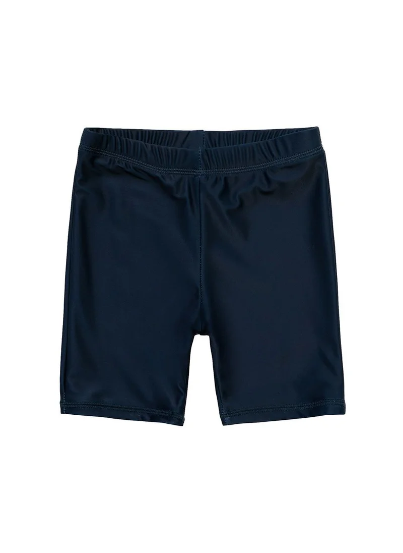 MINOTI Kids Boys' Two-Piece Swim Set with Short Sleeves and Print