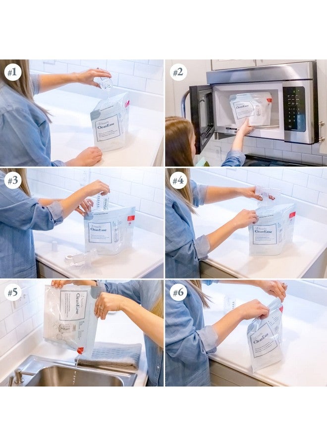 Ameda Cleanease Microwaveable Steam Sterilizer Bags For Baby Bottles & Breast Pump Parts | Microwave Sterilizer For Baby Bottles | Breast Pump Sterilizer Bags | Bpa Free | 20 Uses Per Bag (7 Count) - Image 3