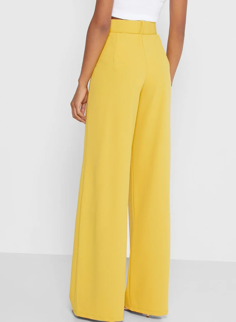 Ginger High Waisted Belted Pants