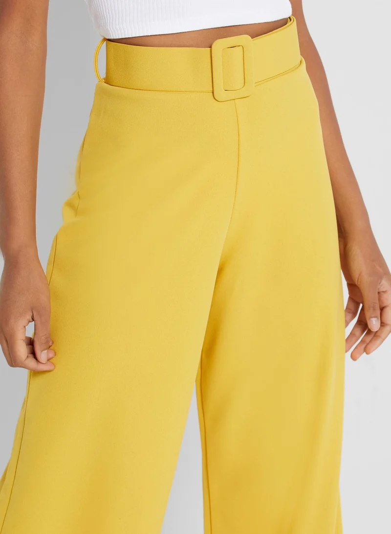 Ginger High Waisted Belted Pants