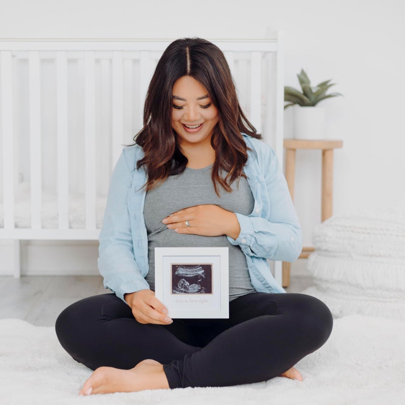 Pearhead Love At First Sight Sonogram Frame  Ultrasound Picture Frame  Pregnancy Announcement Photo Frame  Baby Keepsake Gift For Expecting Parents - Image 2