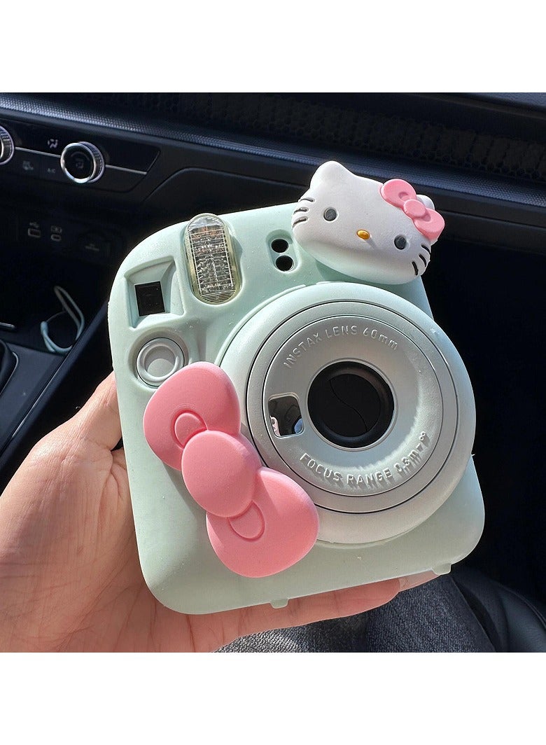 علبة فوجي فيلم mini12 Polaroid Hello Kitty ، غلاف ناعم سيليكون مقاوم لإسقاط الكاميرا - Image 2