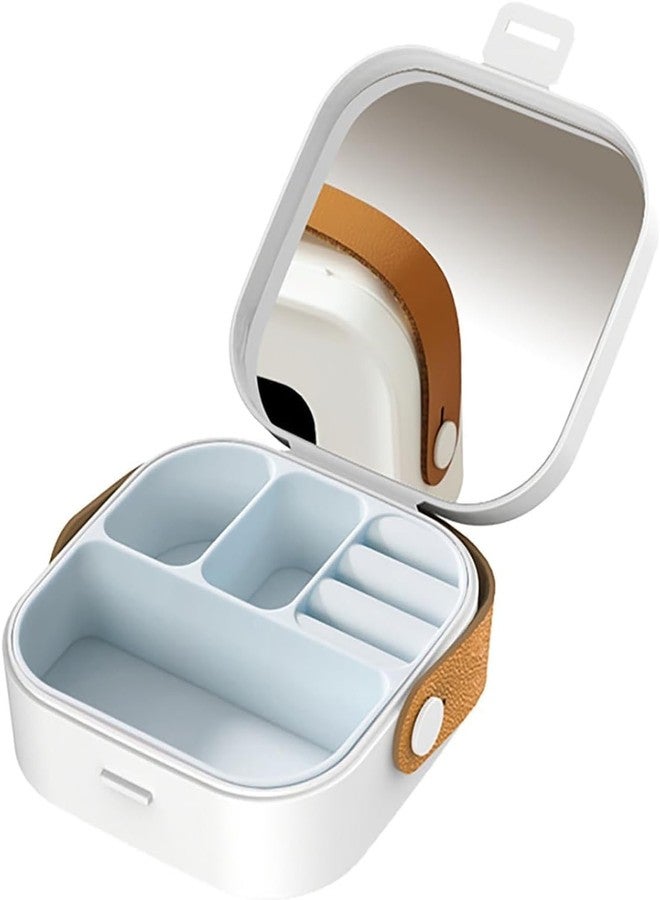 MGNLR Mini Jewelry Box - Jewelry Box Organizer With Compartments, Multifunctional Organizer For Earrings, Bracelets, Necklaces | Ideal For Safekeeping Jewelry | Jewelry Storage Box For Women - Image 1