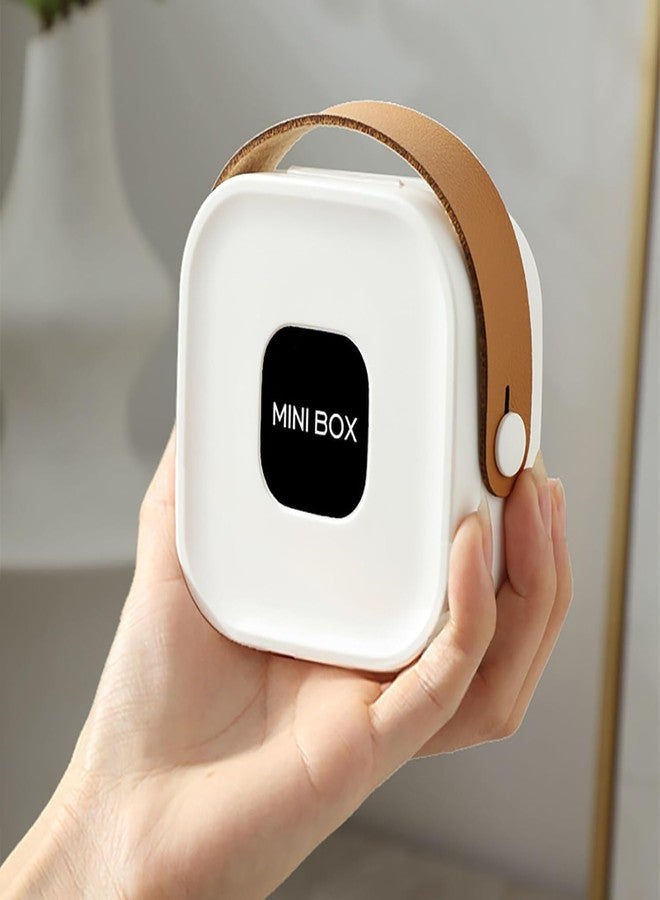 MGNLR Mini Jewelry Box - Jewelry Box Organizer With Compartments, Multifunctional Organizer For Earrings, Bracelets, Necklaces | Ideal For Safekeeping Jewelry | Jewelry Storage Box For Women - Image 3