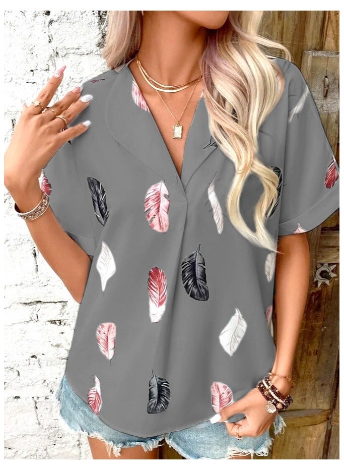 Shougu New Feather Printed Shirt  - Image 2