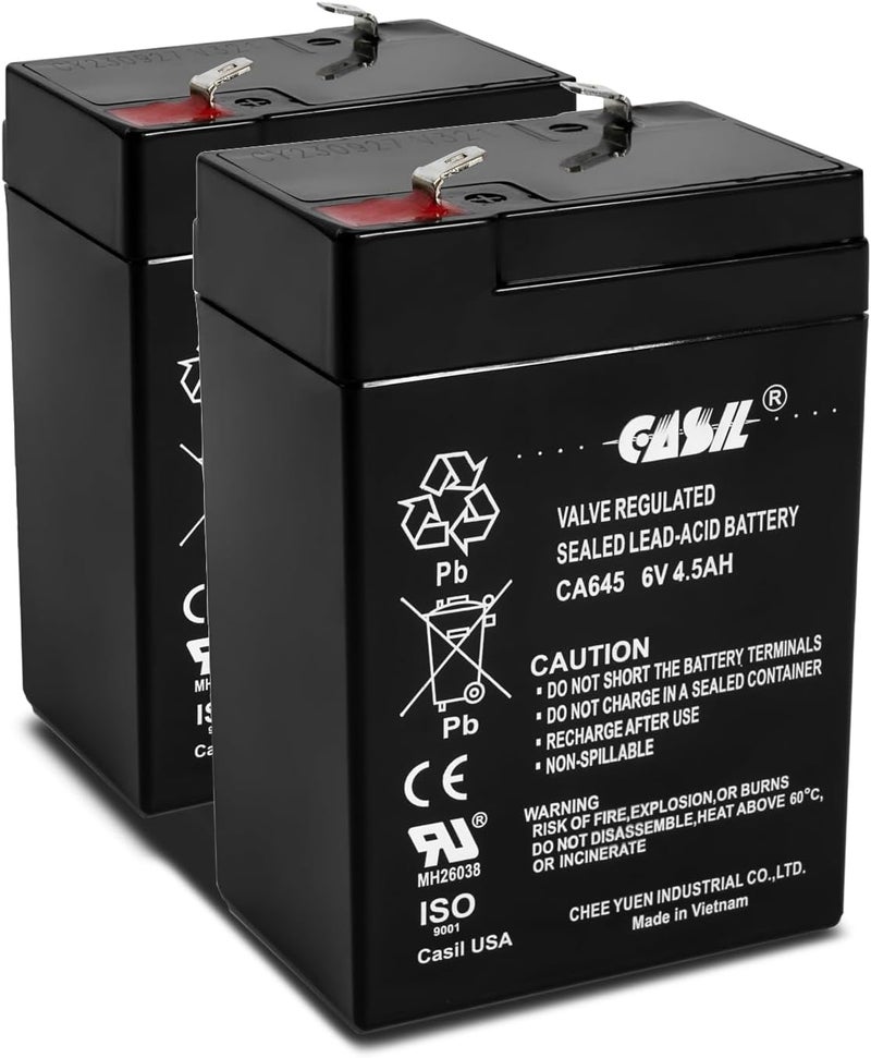 Casil 6V 4.5Ah Rechargeable Battery – Compatible with Moultrie Deer Feeder & Wildgame Innovations 6V Feeders - Image 1