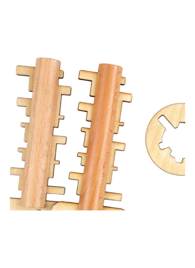 Wooden Kong Ming Luban Lock Brain Teaser