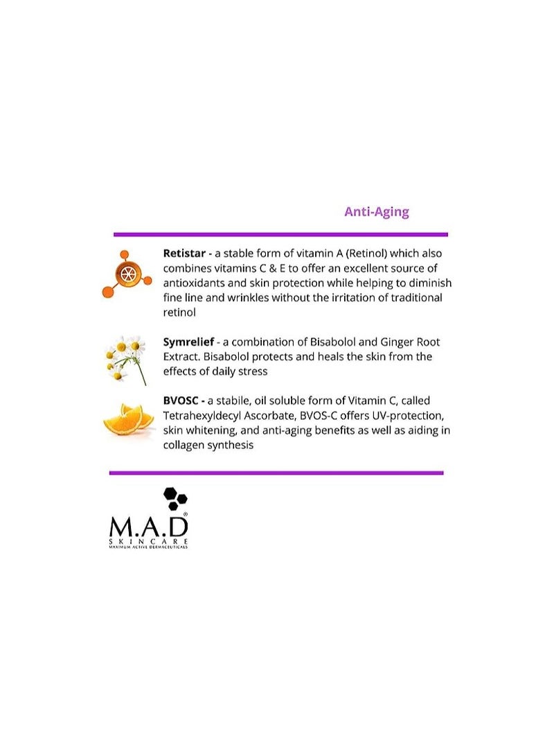 M.A.D Skincare Anti-Aging Youth Transformation Retinol Serum 2% - Image 3