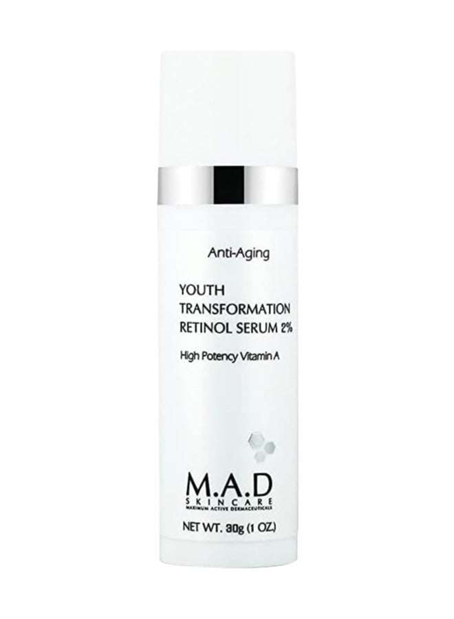 M.A.D Skincare Anti-Aging Youth Transformation Retinol Serum 2% - Image 1